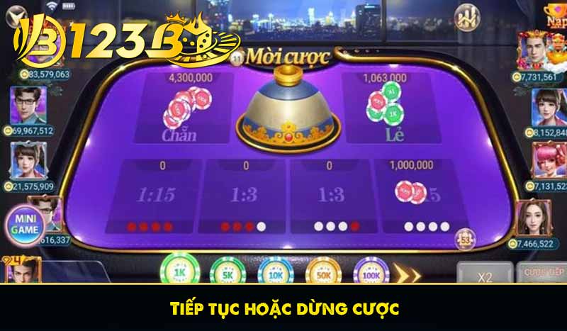 Xóc Đĩa 123B - Tựa Game Dân Gian Hot Nhất Tại 123B Casino 10 Tiếp tục hoặc dừng cược